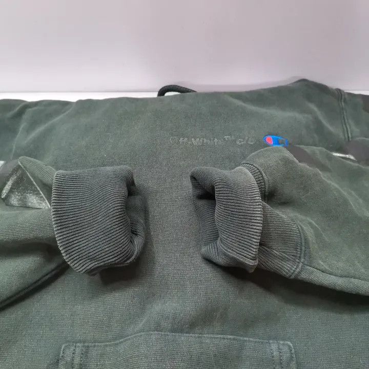Off-White Off-White Black Logo Embroidered Hoodie 0079 Size US XS / EU 42 / 0 - 8 Thumbnail