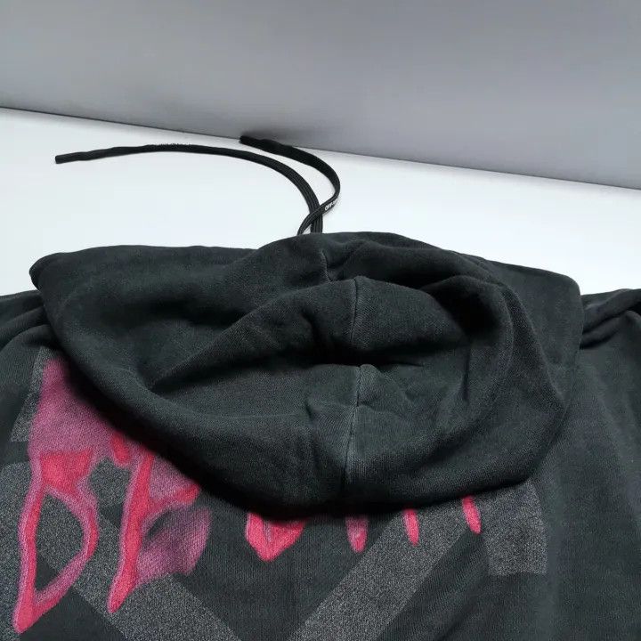 Off-White Off-White Black Hoodie with Graphic Print 0079 Size US S / EU 44-46 / 1 - 5 Thumbnail