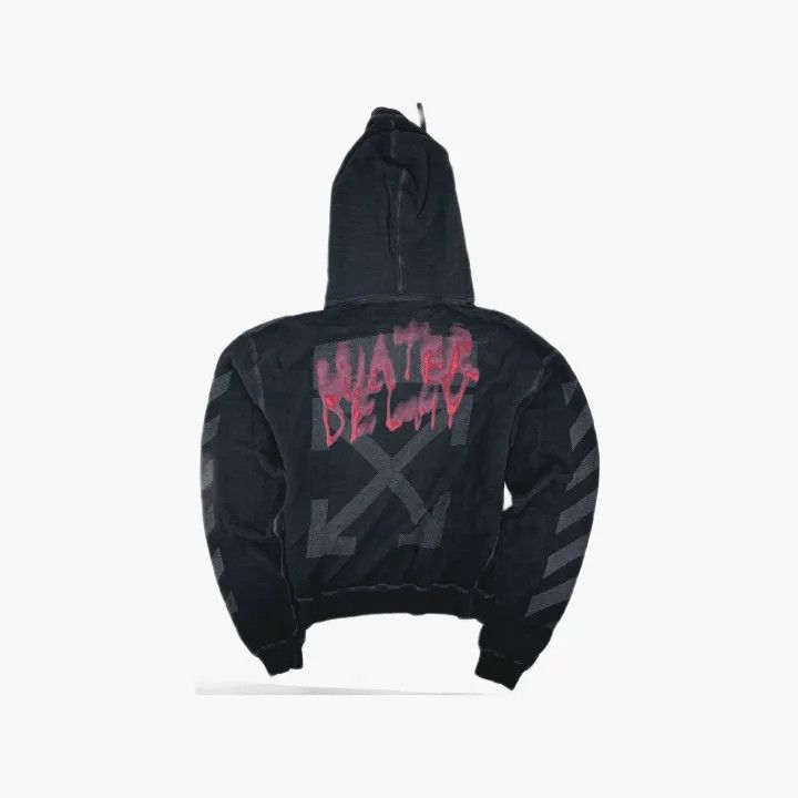 Off-White Off-White Black Hoodie with Graphic Print 0079 Size US S / EU 44-46 / 1 - 3 Thumbnail