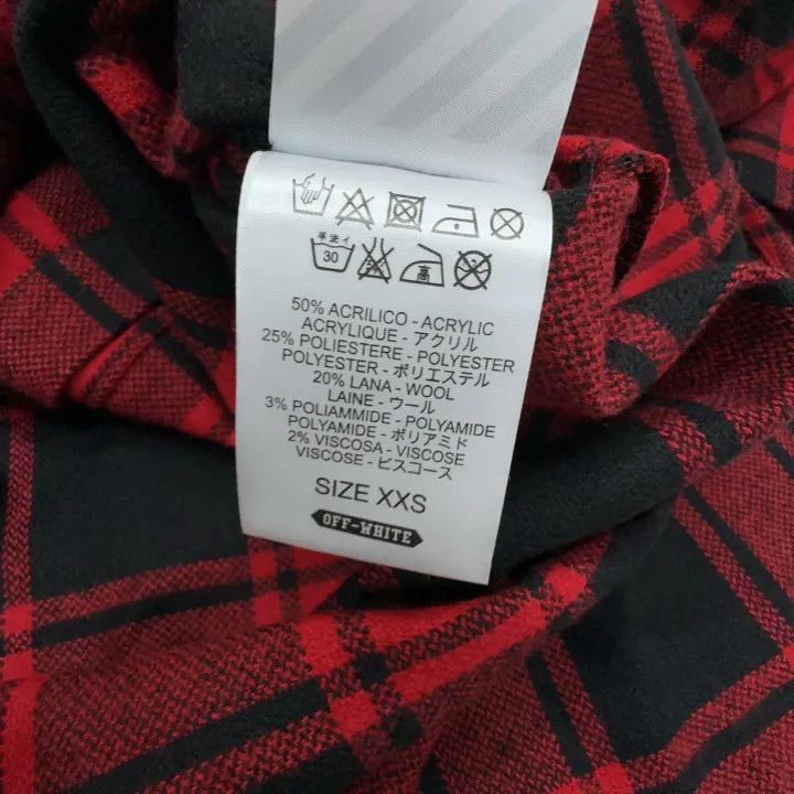 Off-White OFF-WHITE C/O VIRGIL Plaid Shirt for All 0079 Size US XXS / EU 40 - 4 Thumbnail