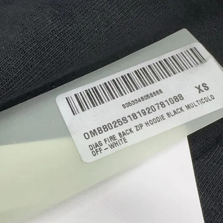 Off-White Off-White Flames Graphic Black Hoodie 0079 Size US XS / EU 42 / 0 - 4 Thumbnail
