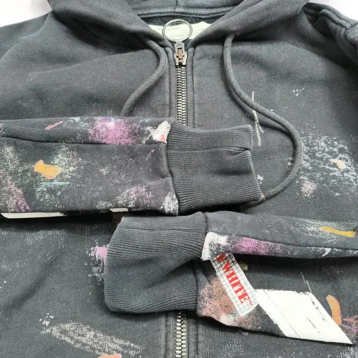 Off-White OFF-WHITE Galaxy Brush Hoodie in Black 0079 Size US M / EU 48-50 / 2 - 5 Thumbnail