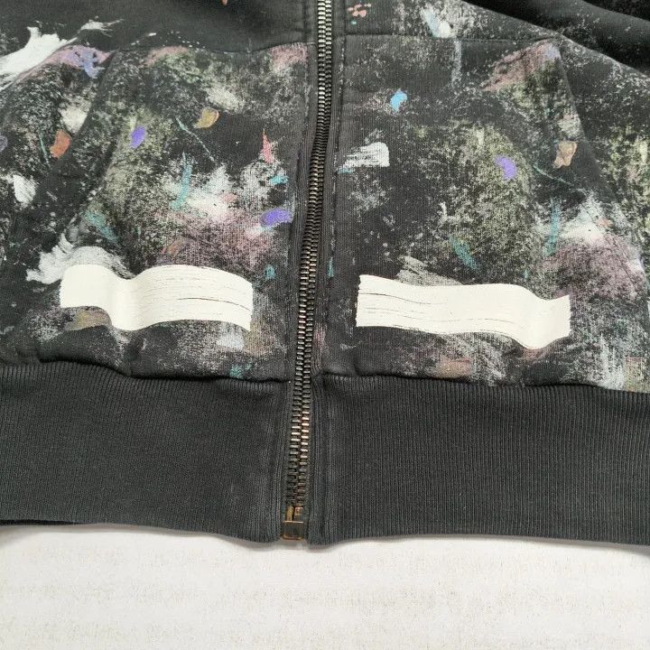 Off-White OFF-WHITE Galaxy Brush Hoodie in Black 0079 Size US M / EU 48-50 / 2 - 7 Thumbnail