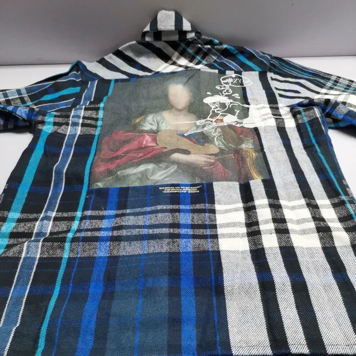 Off-White Off-White FW19 Mariana De Silva Check Shirt 0079 Size US S / EU 44-46 / 1 - 7 Thumbnail