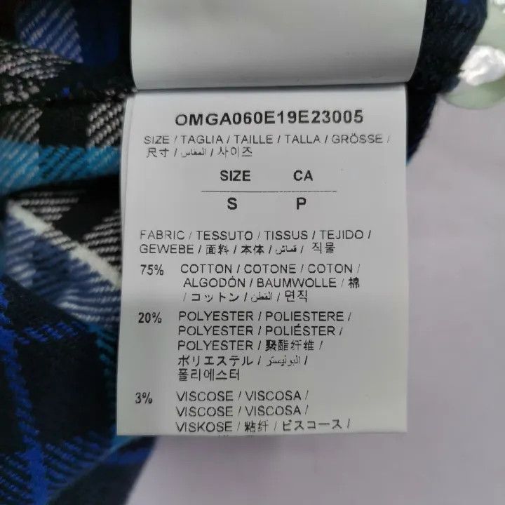 Off-White Off-White FW19 Mariana De Silva Check Shirt 0079 Size US S / EU 44-46 / 1 - 5 Thumbnail