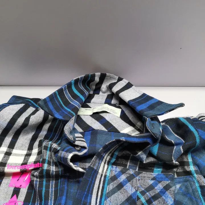 Off-White Off-White FW19 Mariana De Silva Check Shirt 0079 Size US S / EU 44-46 / 1 - 6 Thumbnail