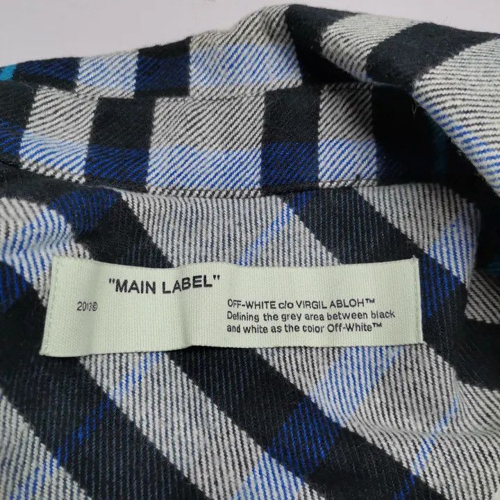 Off-White Off-White FW19 Mariana De Silva Check Shirt 0079 Size US S / EU 44-46 / 1 - 4 Thumbnail