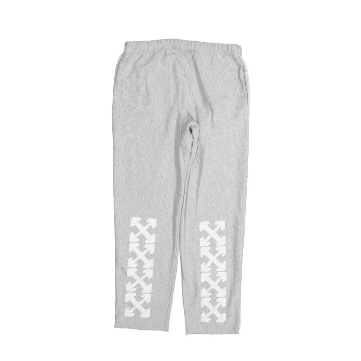Off-White Off-White Logo Printed Gray Pants 0079 Size US 27 - 2 Thumbnail