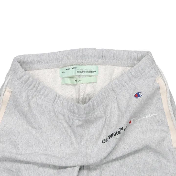 Off-White Off-White Logo Printed Gray Pants 0079 Size US 27 - 3 Thumbnail
