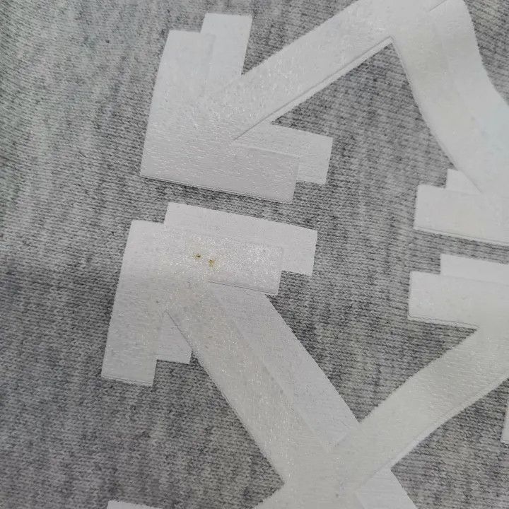 Off-White Off-White Logo Printed Gray Pants 0079 Size US 27 - 8 Thumbnail