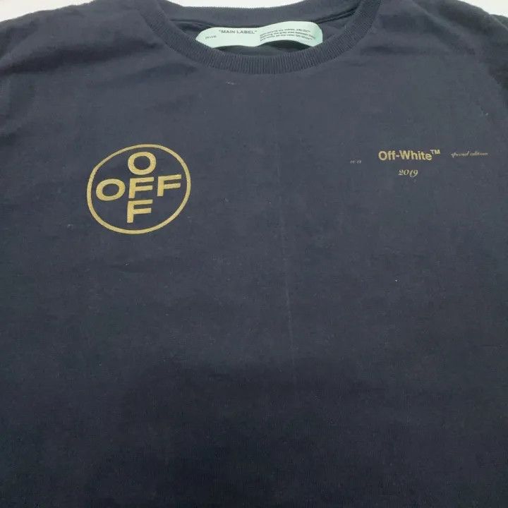 Off-White OFF-WHITE Black Graphic Cotton T-shirt 0079 Size US XL / EU 56 / 4 - 7 Thumbnail