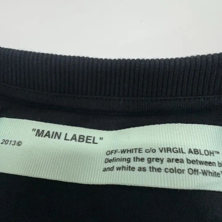 Off-White OFF-WHITE Black Graphic Cotton T-shirt 0079 Size US XL / EU 56 / 4 - 2 Thumbnail
