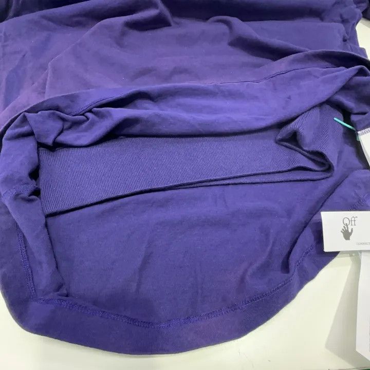 Off-White Off-White Purple Oversized Layered Hoodie for Men 0079 Size US XS / EU 42 / 0 - 8 Thumbnail