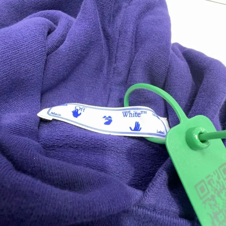Off-White Off-White Purple Oversized Layered Hoodie for Men 0079 Size US XS / EU 42 / 0 - 5 Thumbnail