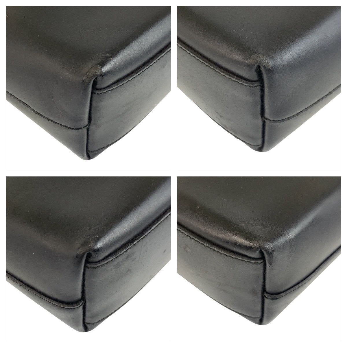 Prada Prada Punching Logo Leather Tote Bag Leather Tote Bag DUTY