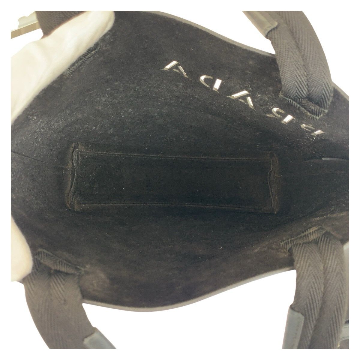 Prada Prada Punching Logo Leather Tote Bag Leather Tote Bag DUTY