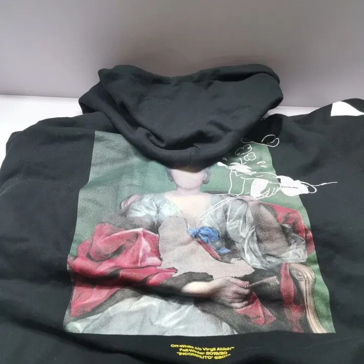 Off-White Off-White Black Graphic Zip-Up Hoodie 0079 Size US M / EU 48-50 / 2 - 6 Thumbnail