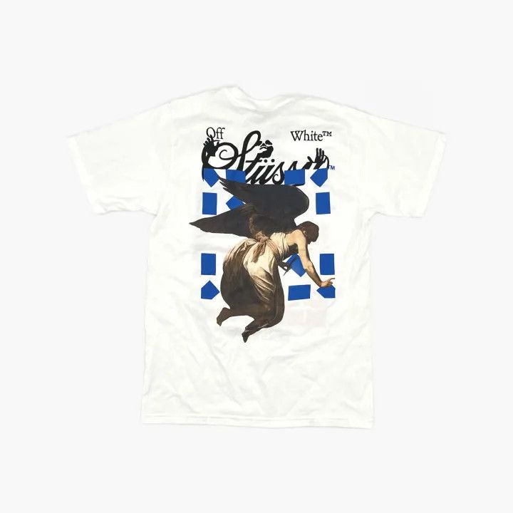 Off-White Stussy x OFF-WHITE World Tour Logo Retro T-shirt 0079 Size US S / EU 44-46 / 1 - 3 Thumbnail