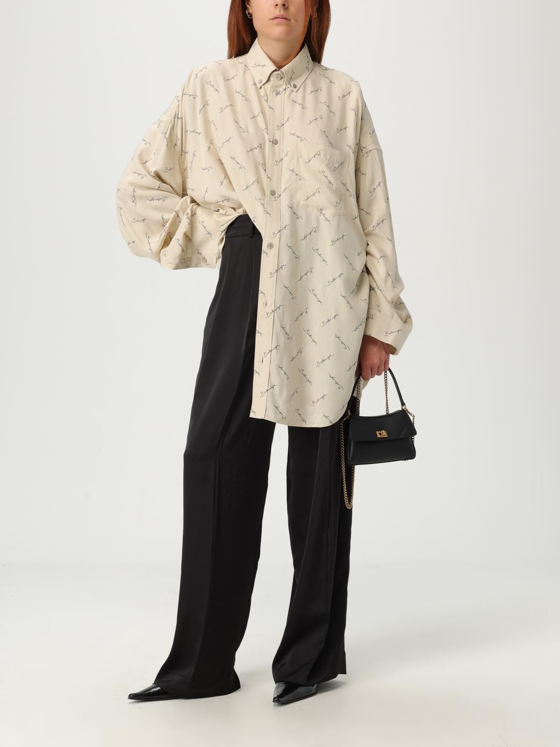 Balenciaga Balenciaga Shirt Woman Beige Size S / US 4 / IT 40 - 2 Thumbnail