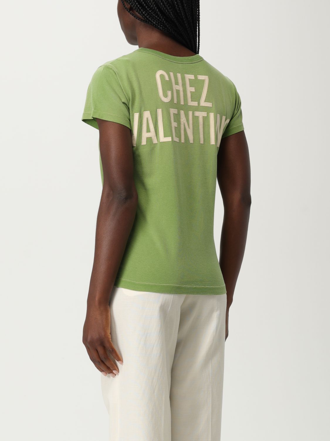 Valentino Valentino T-Shirt Woman Green Size M / US 6-8 / IT 42-44 - 2 Thumbnail