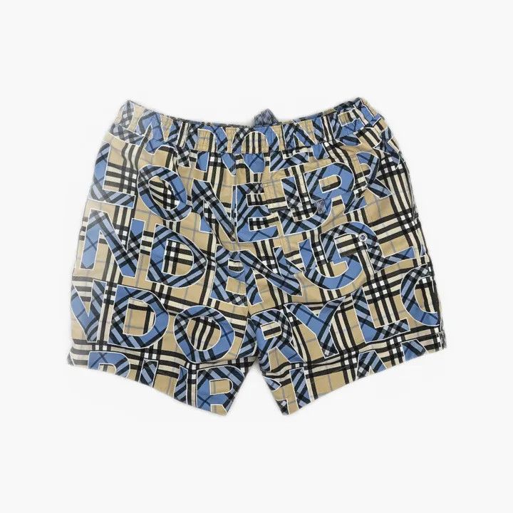 Burberry Burberry Blue Logo Print Swim Shorts Size US 30 / EU 46 - 3 Thumbnail