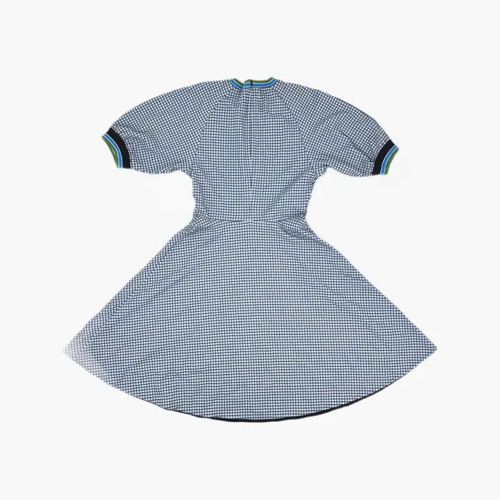 Marni Marni SS23 Blue Gingham Logo Dress Size 28" / US 6 / IT 42 - 3 Thumbnail