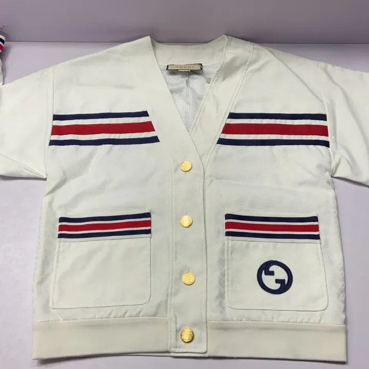 Gucci Gucci Striped V-Neck Cardigan Sweater Size XS / US 0-2 / IT 36-38 - 11 Thumbnail