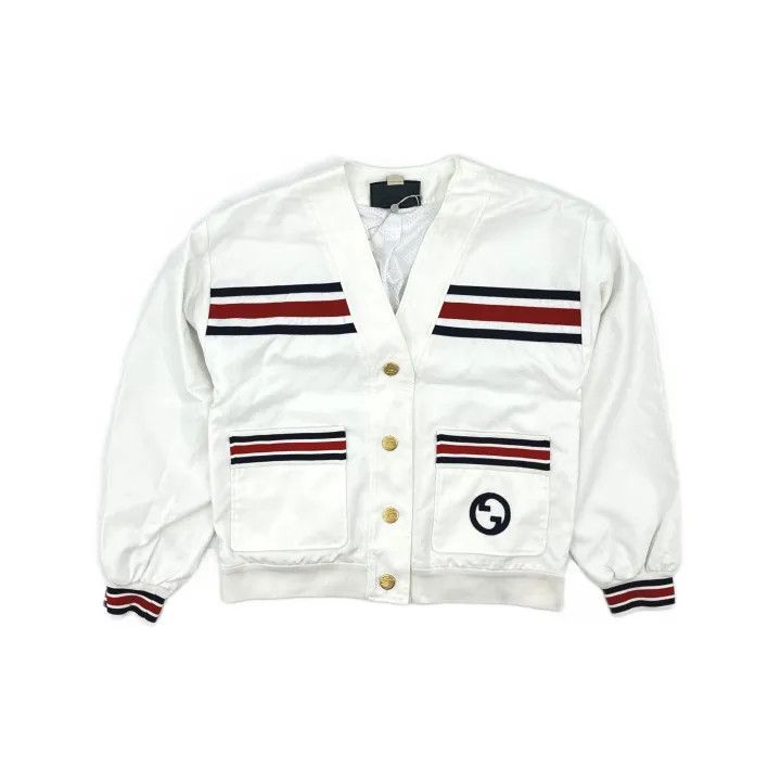 Gucci Gucci Striped V-Neck Cardigan Sweater Size XS / US 0-2 / IT 36-38 - 2 Thumbnail