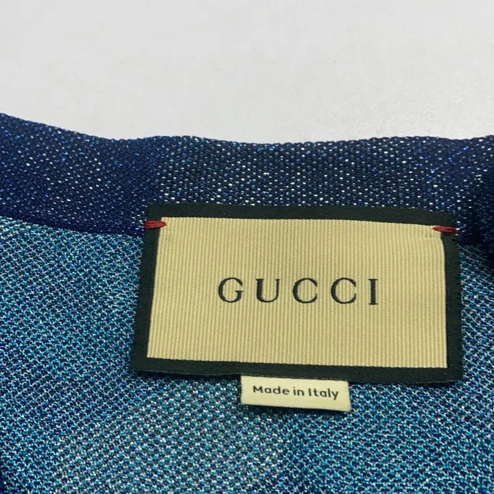 Gucci Gucci Geometric Pattern Long Sleeve Cardigan Size M / US 6-8 / IT 42-44 - 3 Thumbnail