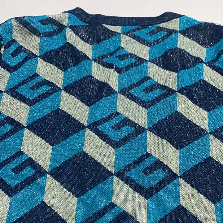 Gucci Gucci Geometric Pattern Long Sleeve Cardigan Size M / US 6-8 / IT 42-44 - 6 Thumbnail