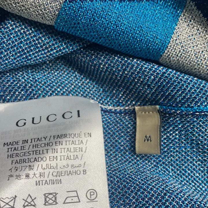 Gucci Gucci Geometric Pattern Long Sleeve Cardigan Size M / US 6-8 / IT 42-44 - 4 Thumbnail