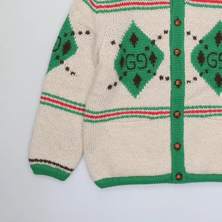 Gucci Gucci Alpaca Cardigan for Women in Ivory Size L / US 10 / IT 46 - 4 Thumbnail