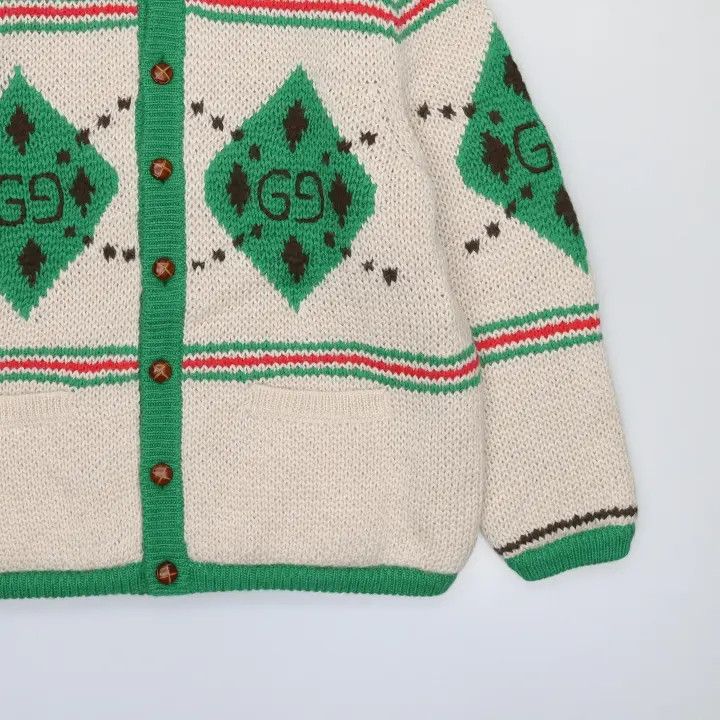 Gucci Gucci Alpaca Cardigan for Women in Ivory Size L / US 10 / IT 46 - 5 Thumbnail