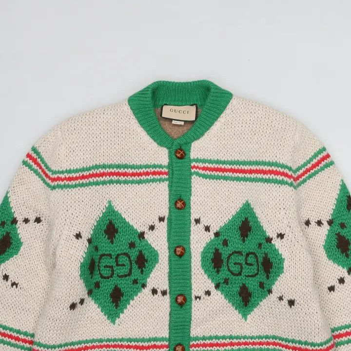 Gucci Gucci Alpaca Cardigan for Women in Ivory Size L / US 10 / IT 46 - 3 Thumbnail