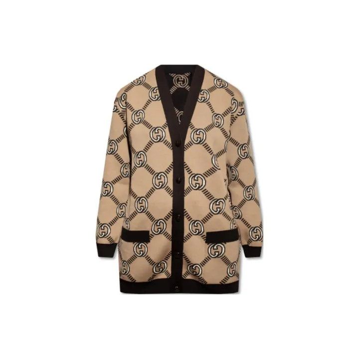 Gucci Gucci FW21 Double G Wool Cardigan Size S / US 4 / IT 40 - 2 Thumbnail
