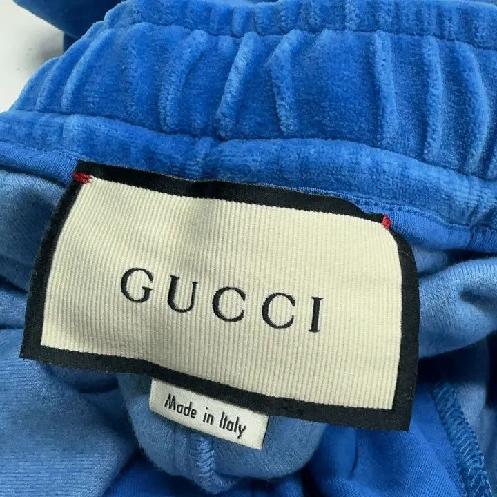 Gucci Gucci Blue Chenille Jogging Pants for Women Size 30" / US 8 / IT 44 - 6 Thumbnail