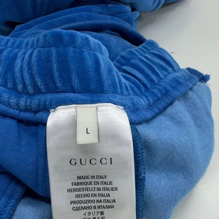 Gucci Gucci Blue Chenille Jogging Pants for Women Size 30" / US 8 / IT 44 - 5 Thumbnail