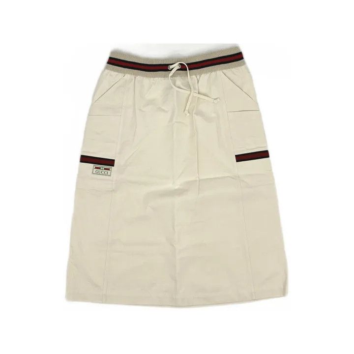 Gucci Gucci Ivory Label Jacquard Skirt Size 30" / US 8 / IT 44 - 2 Thumbnail