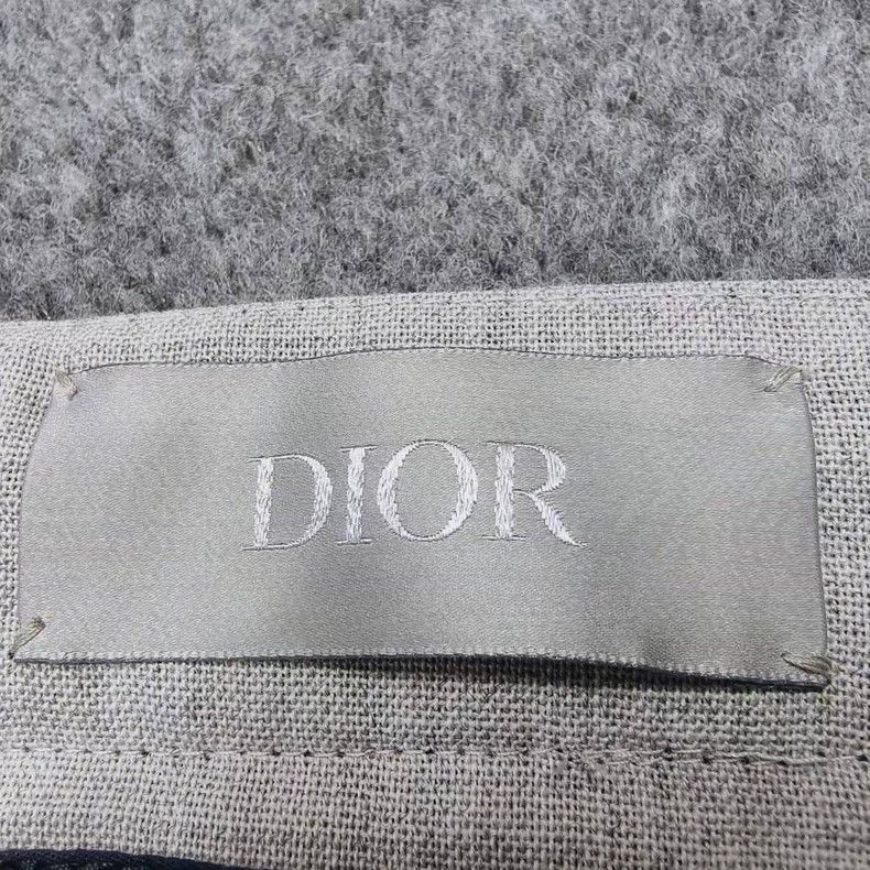Dior Dior Gray Wool Tailored Trousers Size US 44 / EU 60 - 3 Thumbnail