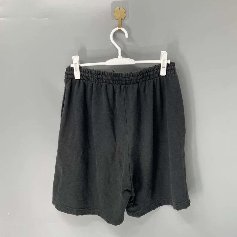 Balenciaga black casual shorts with BB logo Size US 28 / EU 44 - 2 Thumbnail