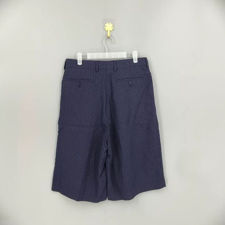 Fendi fendi navy casual shorts with logo print Size US 44 / EU 60 - 2 Thumbnail