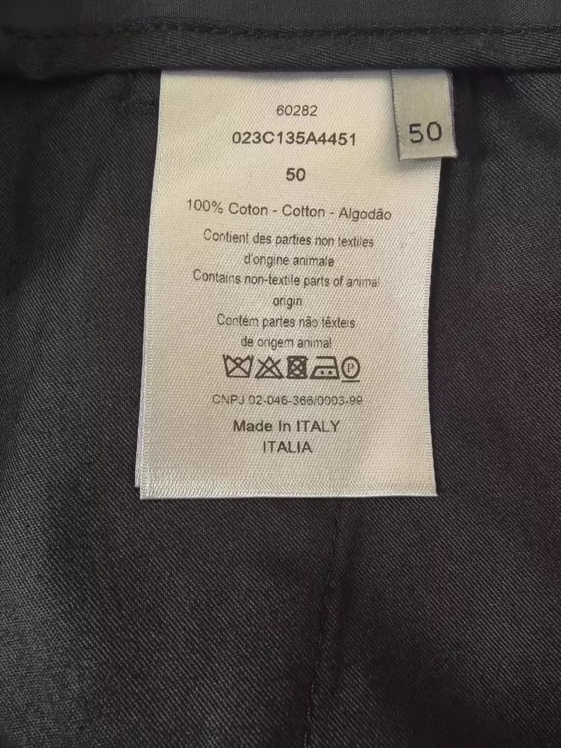 Dior elegant men's tailored pants from Dior Size US 44 / EU 60 - 6 Thumbnail
