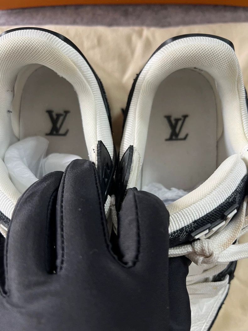 Louis Vuitton Louis Vuitton Black Denim Trainers Size 2.5 Size US 5 / EU 37 - 5 Thumbnail