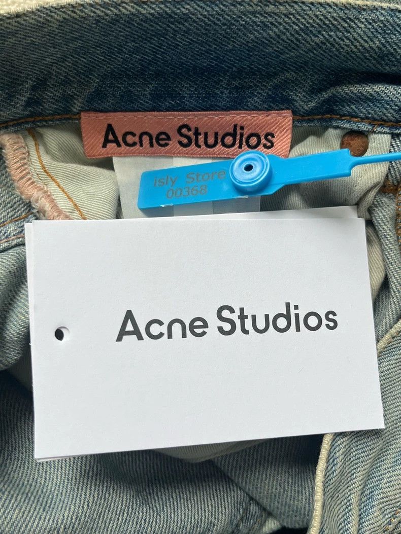 Acne Studios Acne Studios Distressed Wide-Leg Denim Pants Size 22" - 4 Thumbnail