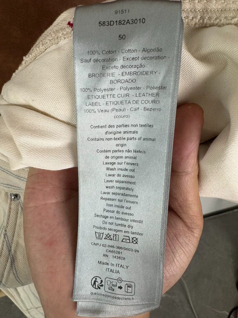 Dior Dior x Hylton Nel Spring Summer Denim Pants Size US 44 / EU 60 - 4 Thumbnail
