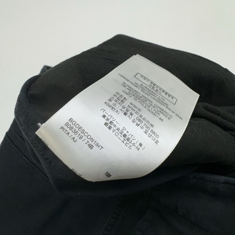 Burberry Burberry Relaxed Fit Black Casual Pants 0079 Size US 34 / EU 50 - 4 Thumbnail