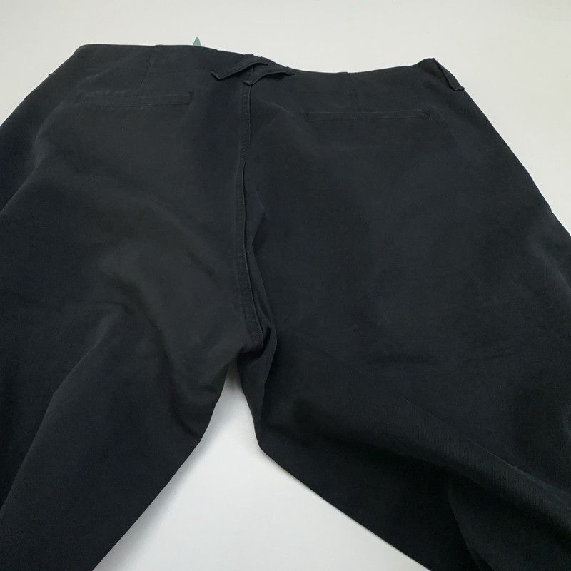 Burberry Burberry Relaxed Fit Black Casual Pants 0079 Size US 34 / EU 50 - 2 Thumbnail