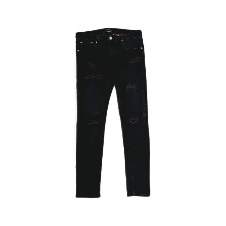 Alexander McQueen Alexander McQueen Distressed Patchwork Slim Jeans 0079 Size US 44 / EU 60 - 2 Thumbnail