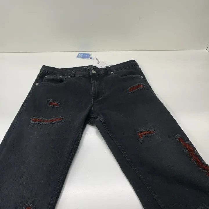 Alexander McQueen Alexander McQueen Distressed Patchwork Slim Jeans 0079 Size US 44 / EU 60 - 10 Thumbnail