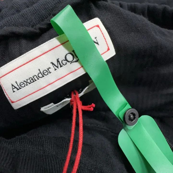 Alexander McQueen Alexander McQueen Black Drawstring Jogger Pants 0079 Size US 30 / EU 46 - 5 Thumbnail